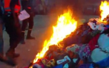 Vidéo: Touba brûle les tenues indécentes. Regardez