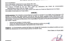 Rassemblement du Frapp prévu demain : Le préfet de Dakar dit non et explique pourquoi !