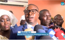 Candidat à la  présidentielle 2024: Malick Guèye, SG du parti Populaire Natangue Askan Wi décline son programme, intitulé « Ma vision »