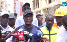 Réhabilitation de la voirie urbaine à Grand-Yoff : Le maire Madiop Diop et Barthélemy Dias ont procédé à une visite de chantier des travaux, ce lundi