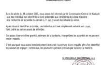 Kaolack/ Le corps de C.F exhumé et brûlé: Le Commissariat central traque les auteurs de l’acte ignoble
