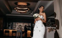Mariage de Dj Padros: Admirez la magnifique robe de son épouse  (Photos)
