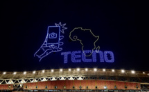 Rencontrez la Légende et la Gloire avec TECNO: 1000 Drones Lumineux Enchantent le Jour de la Cérémonie d'Ouverture de la 34ème CAN
