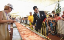 La pizza la plus longue de tous les temps mesure 1,5 km