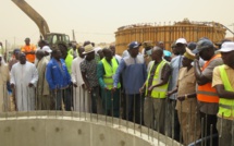 Touba : Cheikh Tidiane Dièye, ministre de l'Hydraulique et de l'Assainissement, a fait le tour des chantiers d'assainissement 