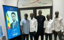 Le nouveau DG de l'APIX reçoit l'international sénégalais, Souleymane Sané, et le maire Djamil Sané