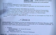 Le meeting de l’opposition autorisé par le préfet de Dakar (Exclusif Leral)