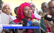 Grand Magal de Touba: Maimouna Dièye, ministre de la famille et des solidarités, reçue par le Khalif gèneral des mourides