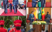 Le Président de la République, Bassirou Diomaye Faye, a reçu le Président du gouvernement du royaume d'Espagne, Pedro Sanchez, ce jeudi