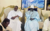Photos: Papa Toby Gaye, DG de la Sénélec, poursuit sa visite à Thiénaba, auprès du Khalife Serigne Assane Seck