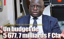 Le magazine "Afrique Demain" en vente à Dakar : A sa Une, Cheikh Diba, Ministre des Finances et du Budget, Abdoulaye Sylla devant le Pool judiciaire et financier…