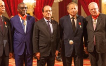 Lors de la décoration de Me Sidiki KABA, Garde des Sceaux Ministre de la justice du Sénégal