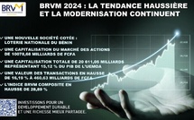 La BRVM termine l’année 2024, avec 28,89 % de progression : La tendance haussière et la modernisation continuent….