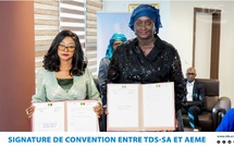 Signature d'une Convention de partenariat entre TDS-SA et l’AEME: Une synergie pour l'Énergie et le Développement durable