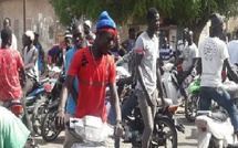 Ziguinchor : Les conducteurs de motos taxis « jakarta », manifestent contre l’immatriculation des deux-roues