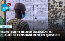 Recrutement de 2000 enseignants au Sénégal : “Une excellente initiative, mais Il faut veiller à la qualité de l’enseignement…“
