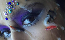 Des poissons morts en guise de maquillage