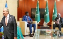 Deuxième journée du 38ᵉ Sommet de l’UA :  Bassirou Diomaye Faye a échangé avec Antonio Guterres et Moussa Faki Mahamat