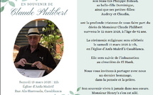 Hommage à Claude Philibert : Un homme dont le souvenir restera gravé