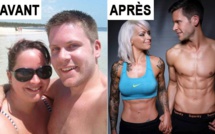 Ce couple a refusé de se marier tant que chacun n'avait pas le corps de ses rêves
