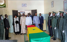 Levée de corps de Mamadou Badio Camara : Le Président Diomaye Faye salue la mémoire d’un serviteur de la Justice et de la République