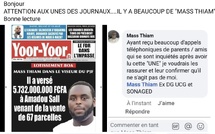 Affaire BOA I Clarification : Mass Thiam (UCG) n’est pas impliqué, il s’agit de Massamba Thiam