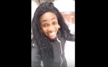 Elle jubile parce qu'elle a vu la neige