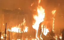 Touba : Un violent Incendie ravage encore le marché Ocass