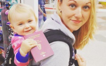 À 31 ans, elle part à l'aventure autour du monde avec son bébé d'à peine 10 semaines sur le dos ! Les photos sont à couper le souffle