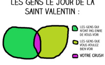 La vie des célibataires à la Saint Valentin en 10 graphiques (très) moches