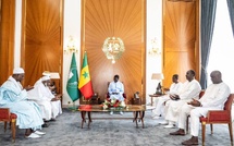 Audience présidentielle : Le Khalife général du Fouladou reçu par le chef de l’État