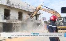 Touba:  les opérations  de démolition des bâtiments menaçant en ruine lancées par les autorités  administratives