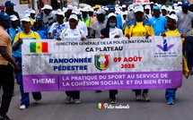 Randonnée citoyenne à Dakar : Sport et cohésion sociale à l’honneur, police et population marchent pour le vivre-ensemble