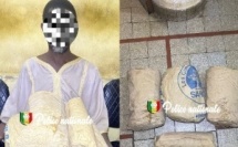 Trafic de Stupéfiants : la police interpelle un suspect avec 3,6 kg de chanvre dans le département de Wacka Gouna.