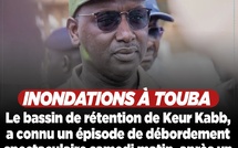 Débordement maîtrisé au bassin de Keur Kabb à Touba