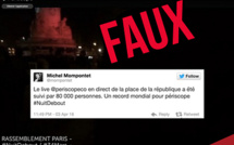 Non, cette vidéo de «Nuit Debout» n’est pas le Periscope le plus vu au monde