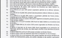 Armée : Le Président Bassirou Diomaye Faye modifie les conditions de recrutement volontaire