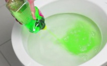 Un bricoleur verse du liquide vaisselle dans les toilettes. Ce que cela produit est génial!
