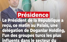 Palais : Le président de la République, Bassirou Diomaye Faye a reçu une délégation de Doganlar Holding, l’un des groupes turcs majeurs dans le secteur du mobilier, ce vendredi