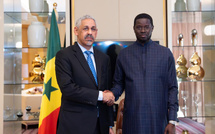 Photos / 7ᵉ Sommet UA–UE à Luanda : Le Président Bassirou Diomaye Diakhar Faye a accordé une audience à Dr. Sidi Ould Tah, président de la BAD, cet après-midi