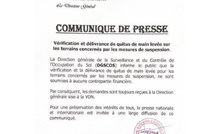 Vérification et délivrance de quitus de main levée : La DGSCOS informe le public de sa poursuite sur les terrains concernés par les mesures de suspension