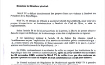 Diffusion des propos de Cheikh Bara Ndiaye: Le CNRA recadre WALF TV
