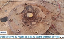 THIES: l’opération de dépose du pylône réussie (Photos)