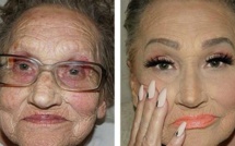 A 80 ans, elle a demandé à sa petite-fille de la maquiller pour la rendre « plus jeune » : le résultat est incroyable !