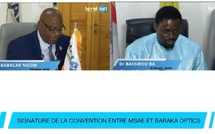Signature d’une convention sociale entre la MSAE et Baraka Optics pour améliorer l’accès aux soins visuels