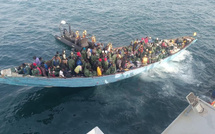 Migration irrégulière : la marine nationale secourt 153 migrants au large de Dakar