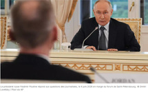 Attendu sur l'économie en berne, Vladimir Poutine ne change rien sur l'Ukraine
