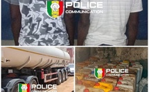 La police saisit plus de 1 000 litres de gasoil dans un dépôt clandestin à Touba