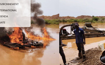 Kédougou : six dragues d’orpaillage illégal détruites par la police des frontières