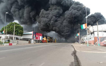 Abidjan : un incendie d’envergure ravage un magasin China Mall à Koumassi